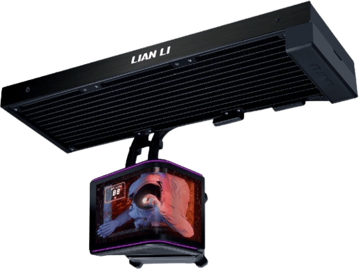 Lian Li HydroShift II OLED Curved 360 Fanless Svart