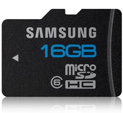 Samsung MicroSDHC 16GB, Class 6