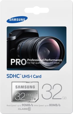 Samsung SDHC Pro 32GB Class 10