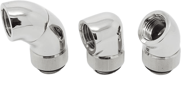 EK-AF Angled 2x45 G1/4 -Nickel