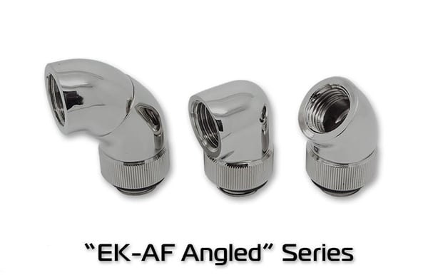 EK-AF Angled 90 G1/4 -Svart Nickel