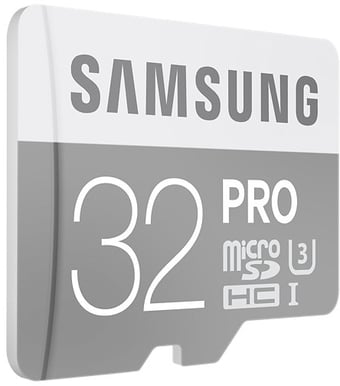 Samsung MicroSDHC Pro 32GB Class 10 inkl. adapter