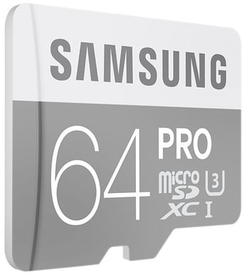 Samsung MicroSDXC Pro 64GB Class 10 inkl. adapter