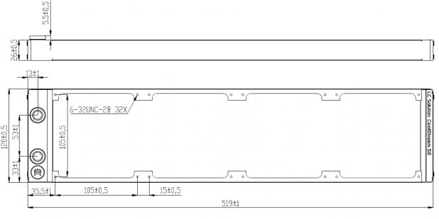 EK-CoolStream RAD SE (480) Slim Quad