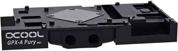 Alphacool NexXxos GPX AMD R9 Fury Svart