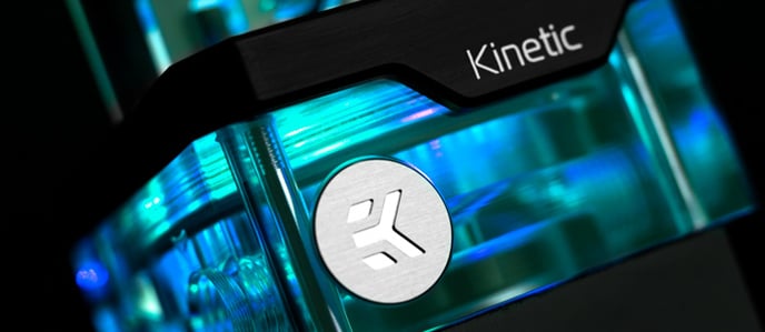 EK-Quantum Kinetic TBE 120 VTX PWM D-RGB - Plexi
