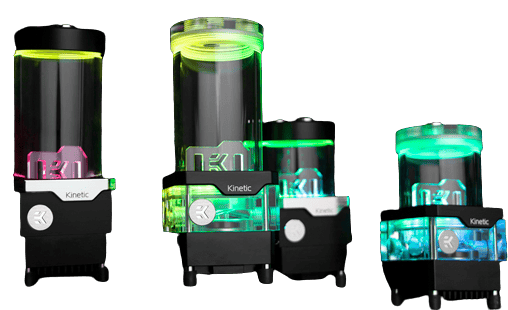 EK-Quantum Kinetic TBE 160 DDC PWM D-RGB - Plexi
