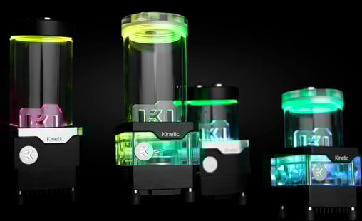 EK-Quantum Kinetic TBE 160 DDC PWM D-RGB - Acetal