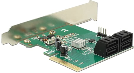 DeLOCK PCIe SATA x4 RAID