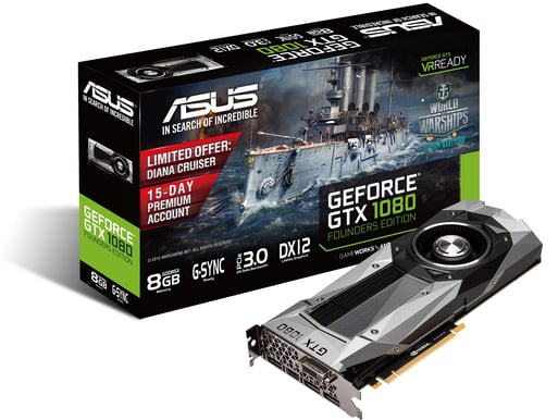 ASUS GeForce GTX 1080 Founders Edition 8GB