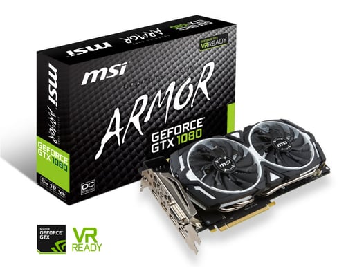 MSI GeForce GTX 1080 8GB Armor OC
