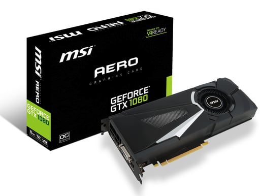 MSI GeForce GTX 1080 8GB Aero OC