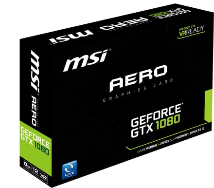 MSI GeForce GTX 1080 8GB Aero