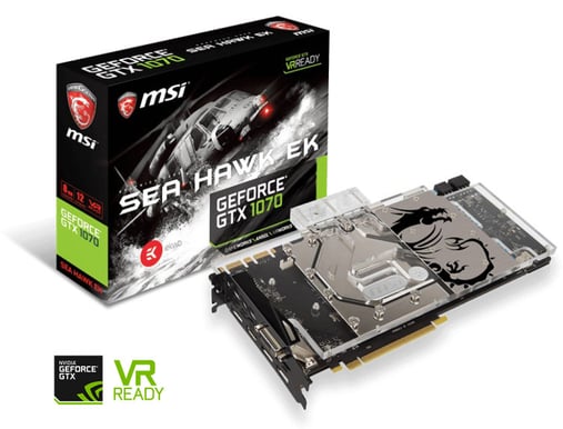 MSI GeForce GTX 1070 8GB Sea Hawk EK X