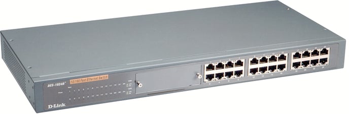 D-Link DES-1024R+ 10/100 24p