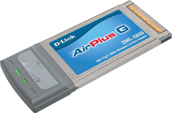PCCard D-Link Wlan 54Mbps DWL-G630