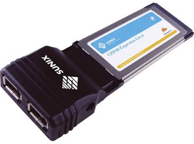Sunix Express Card 34, 2st FireWire 400 6-pins