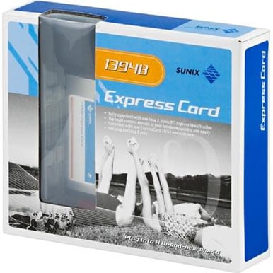 Sunix Express Card,Firewire 800, 2x9-pin,