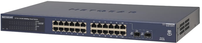 Netgear ProSafe GS724T 100/1000 24p