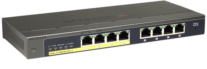 Netgear ProSafe Plus GS108PE 100/1000 8p PoE