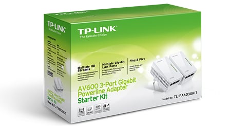 TP-Link TL-PA6030KIT Powerline 600 Mbps KIT