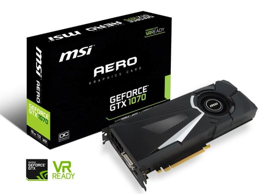 MSI GeForce GTX 1070 8GB Aero OC