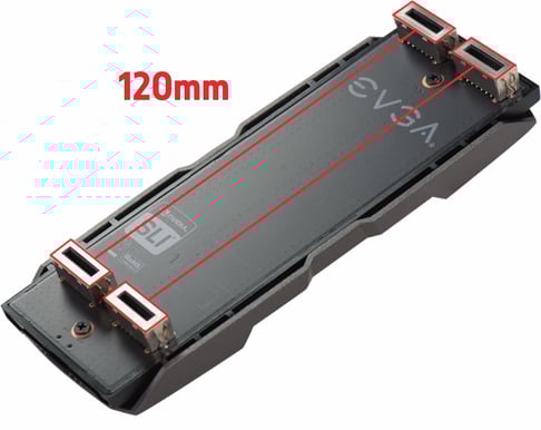 EVGA Pro HB SLI-brygga 2-Way (4 slot gap)