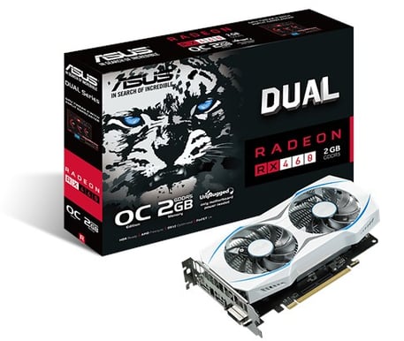 ASUS Radeon RX 460 2GB DUAL OC