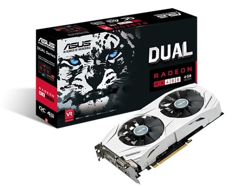 ASUS Radeon RX 480 4GB Dual OC