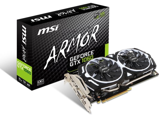 MSI GeForce GTX 1060 6GB ARMOR OCV1