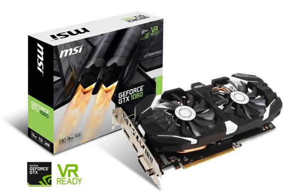 Zotac Geforce Nvidia 1060 MSI GeForce GTX 1060 3GB GT OC