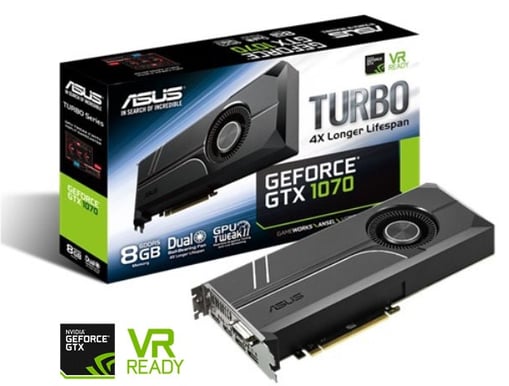 ASUS GeForce GTX 1070 8GB Turbo