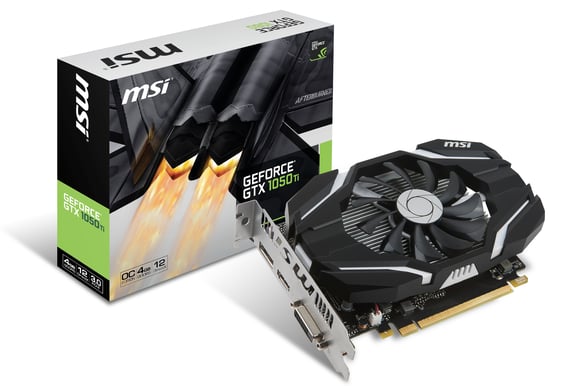 MSI GeForce GTX 1050 Ti 4GB OC