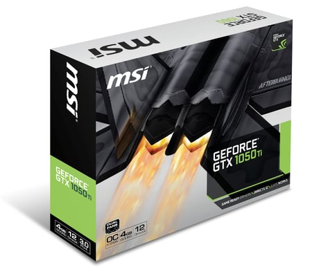 MSI GeForce GTX 1050 Ti 4GB GT OC