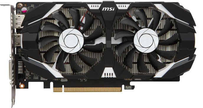 MSI GeForce GTX 1050 2GB Dual OC
