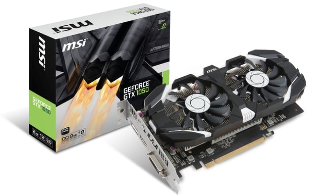 MSI GeForce GTX 1050 2GB Dual OC