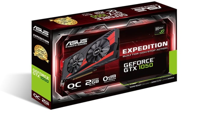 ASUS GeForce GTX 1050 2GB Expedition OC