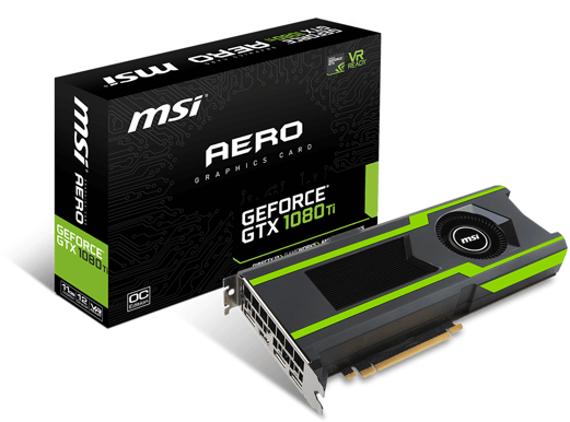 MSI GeForce GTX 1080 Ti 11GB Aero OC