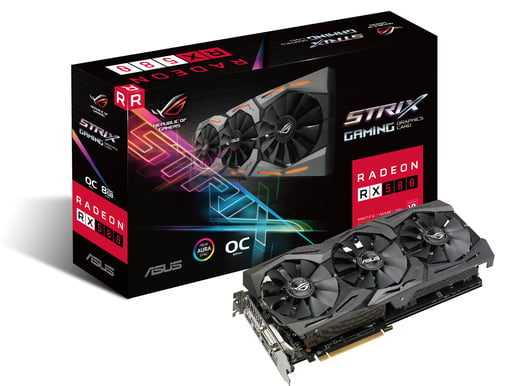 ASUS Radeon RX 580 8GB STRIX GAMING OC