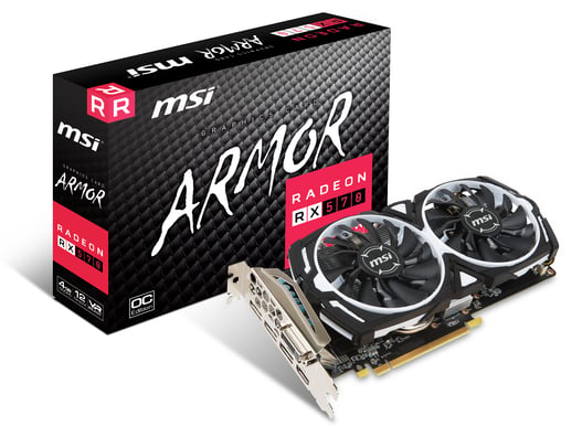 MSI Radeon RX 570 4GB Armor OC