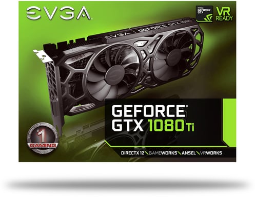 EVGA GeForce GTX 1080 Ti 11GB SC Black Edition GAMING