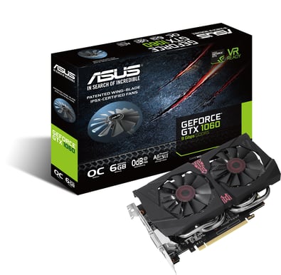 ASUS GeForce GTX 1060 6GB OC 9Gbps