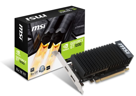 MSI GeForce GT 1030 2GB LP OC Fläktlös
