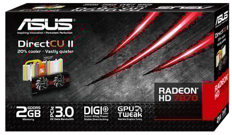 ASUS Radeon HD7870 2048MB DirectCUII V2