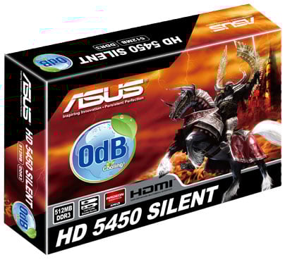 Asus Radeon HD5450 512MB Silent Low Profile V2