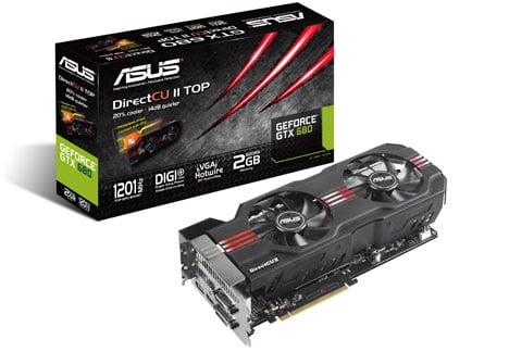 ASUS GeForce GTX 680 2048MB DirectCUII TOP