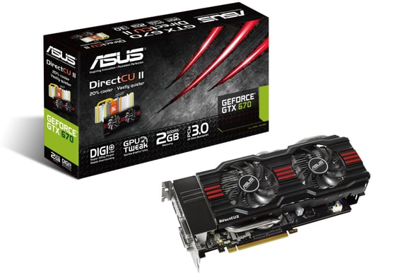 ASUS GeForce GTX 670 2048MB DirectCUII