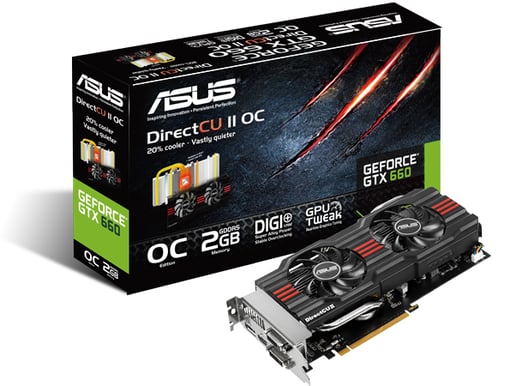 ASUS GeForce GTX 660 2048MB DirectCUII OC