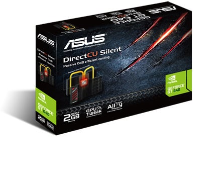 Asus GeForce GT 640 DirectCU Silent DDR3 HDMI 2xDVI 2GB