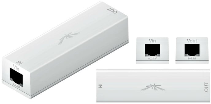 Ubiquiti PoE-adapter 802.3af 48V till 16V